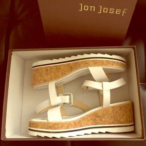 Jon Josef Cork Platform Sandal - Size 8
